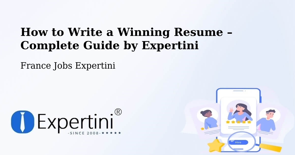 Resume Writing Guide for Job Seekers – Plouédern - Plouédern, France Jobs Expertini